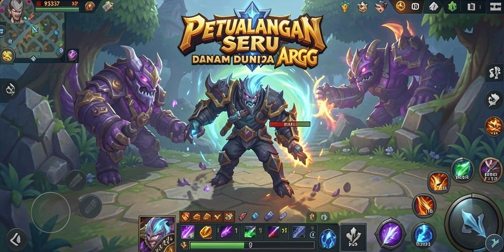 Tampilan screenshot utama 93337 menampilkan pertarungan seru dalam dunia ARPG.