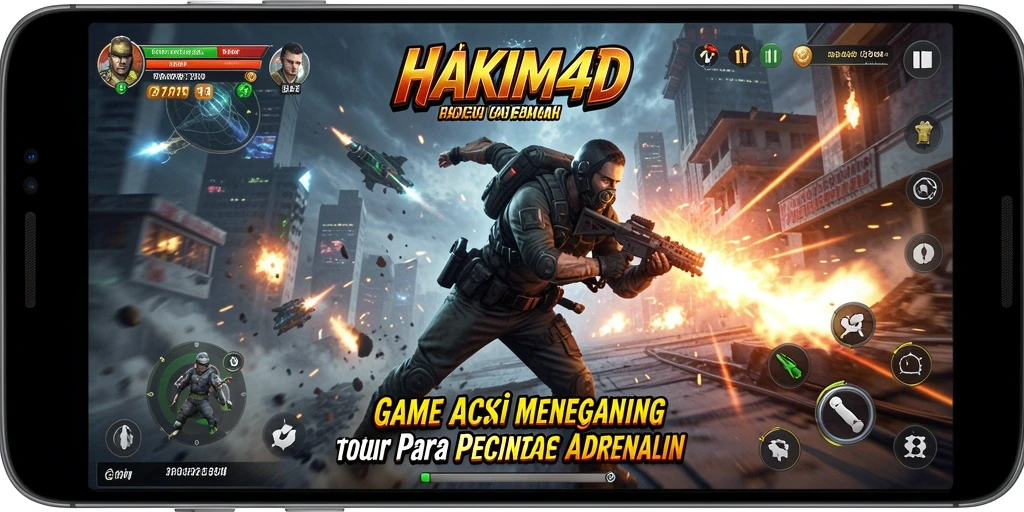 Tampilan menarik dari gameplay HAKIM4D yang seru dan mendebarkan.