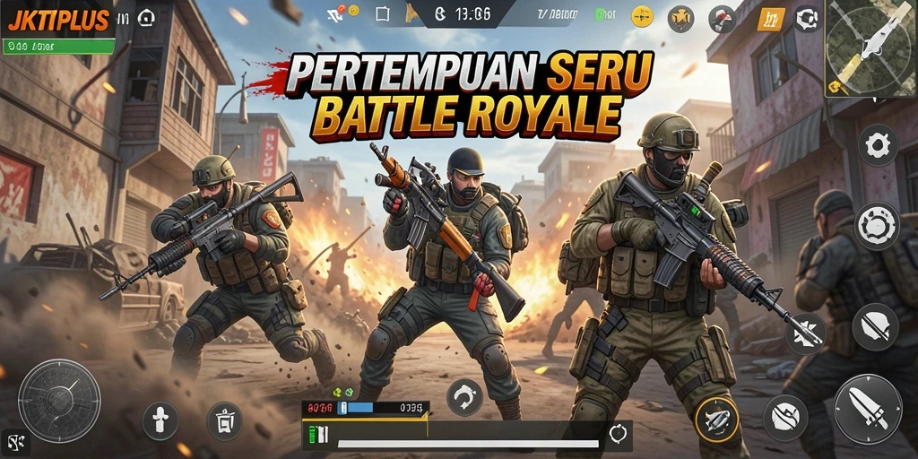 Gameplay JKTPLUS yang mendebarkan dan kompetitif.