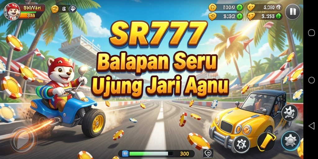 Gameplay mendebarkan dalam balapan penuh aksi di SR777.